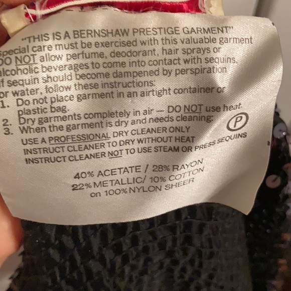 🌼HOST PICK🌼Vintage NWOT Bernshaw Sequin Jacket - Picture 9 of 9